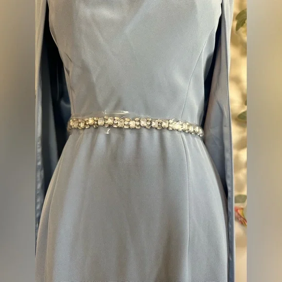 Jenny Packham Thalia Cape Embellished Dress